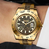 mens watches luxury stainless steel onola brand fashion men business casual waterproof male watch quartz wristwatch