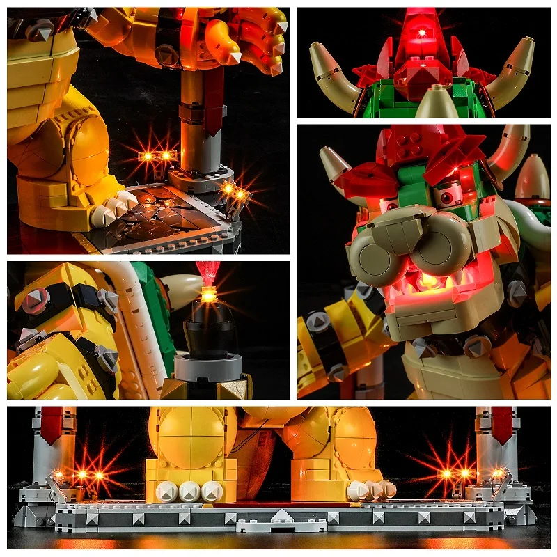 2807 шт. The Mighty Bowsered строительные блоки совместимые 71411 MOC комплект моделей кирпичи
