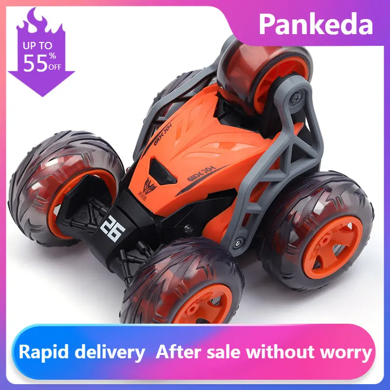 

2.4G Stunt Dumper Throw Resistant Universal Rollover Electric Off Road Remote Control Vehicle Light Electric Children's Toycars