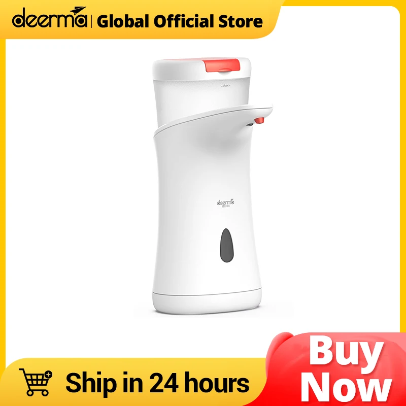 Автоматический дозатор мыла Deerma XS100, 250 мл, автоматический дозатор мыла для ванной комнаты, кухни, версия для ЕС/США