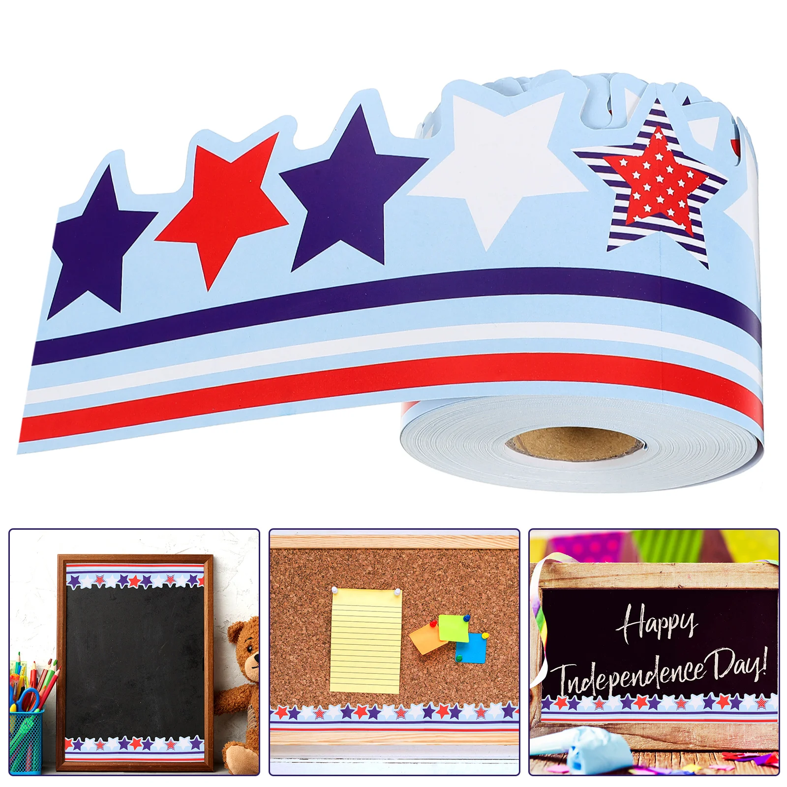 Наклейка с рамкой в виде пентаграммы декор декоративная отделка доски съемная