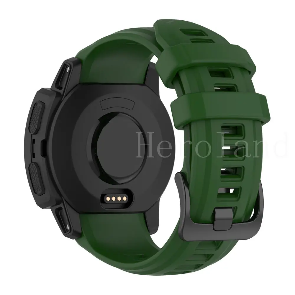 Фото 22 мм силиконовый ремешок для часов Garmin Instinct 2S SmartWatch, браслет, ремешок для часов, спортивный Сменный ремень №2