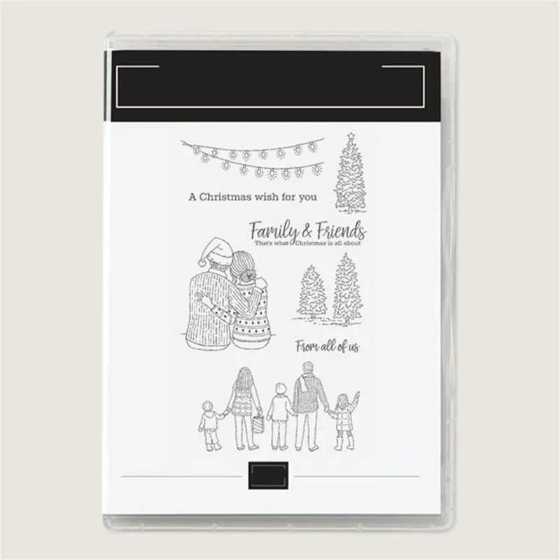 

Family and Friends Metal Cutting Die And Stamps For Diy Dies Scrapbooking Paper Cards Account Decoration Photo Album Craft Dies