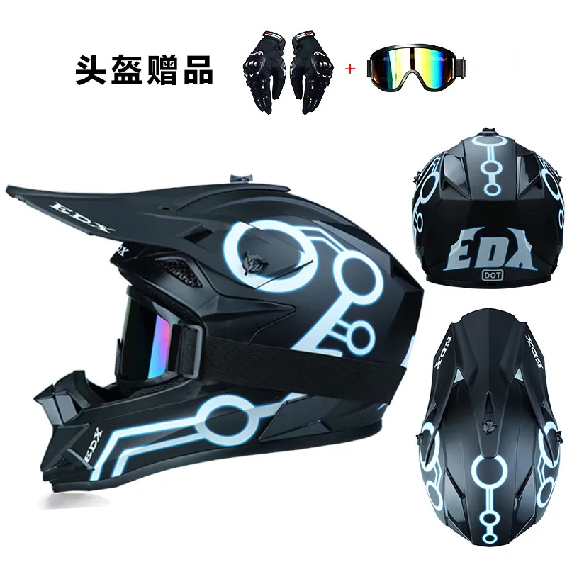 Шлем SLKE мотоциклетный для пересеченной местности мужчин и женщин