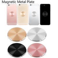 metal plate phone holder sticker on xiaomi redmi note 6 pro glossy cd vein magnet car holder mount sheet for iphone xr xs max