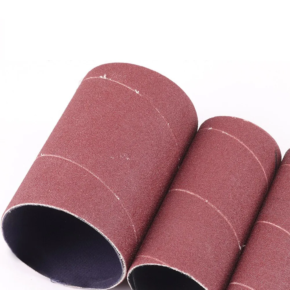 

6pcs 80/120 Grits Sanding Paper Sleeve Anding Paper Drum For Metal Jade Woodworking Polishing Sanding Paper Abrasives Tools