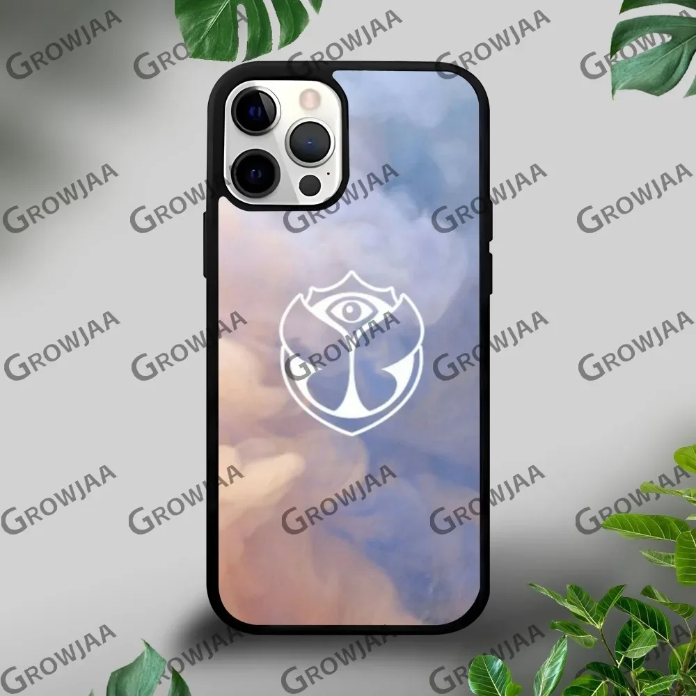 Чехол для телефона Music Festival T-Tomorrowlands iPhone 16 15 14 13 12 11 Pro Xs Max Mini Plus Celulares Hard Funda