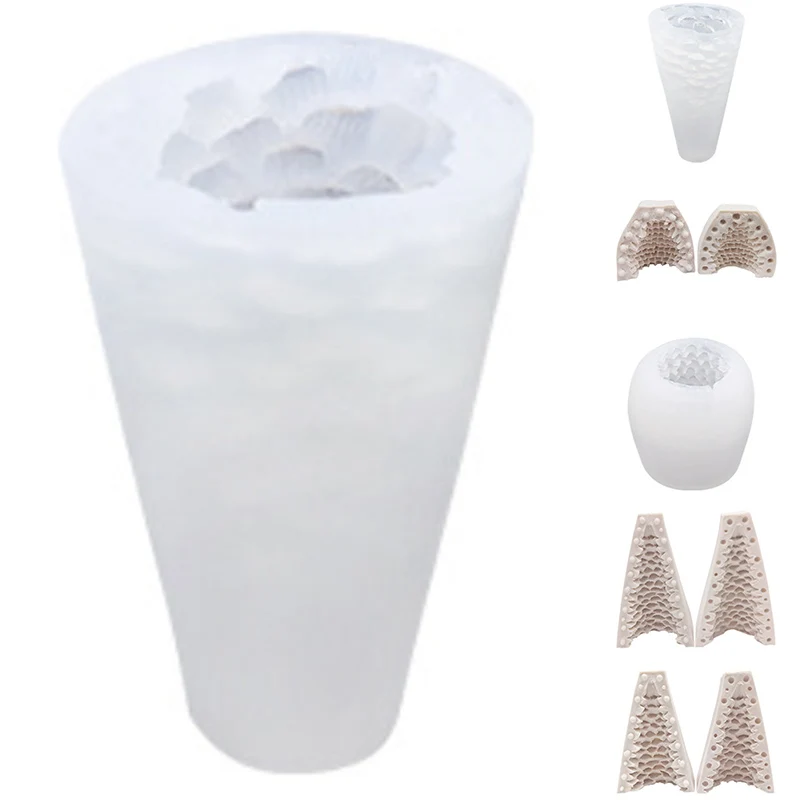 

Силиконовые формы в виде рождественской сосны для свечей, формы для мыла для рождественских украшений «сделай сам»