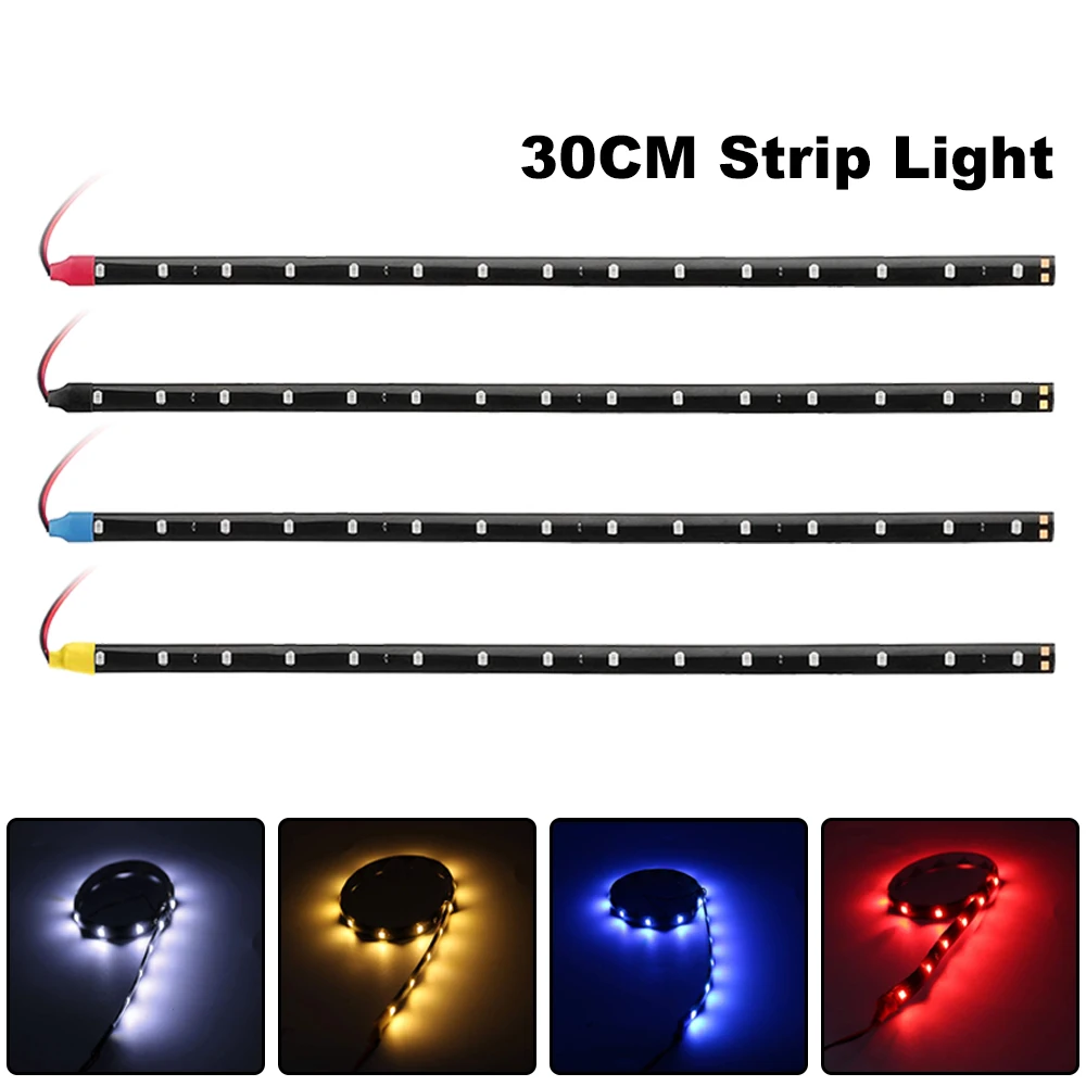 Гибкая атмосфера освещения салона автомобиля Hamy Brand 30 см светодиодные ленты в