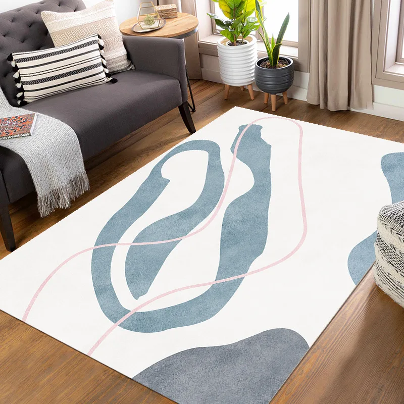 

Modern Large Size Living Room Rug Children'S Bedroom Carpet Washable Anti-Slip Bathroom Doormat Printing Floor Home Decoration