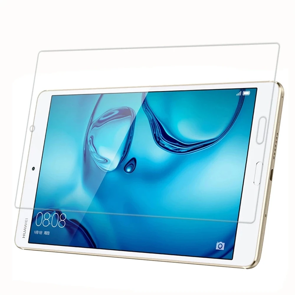 (2 упаковки) 9H закаленное стекло для Huawei MediaPad M3 8 4 2016 искусственная кожа Защита