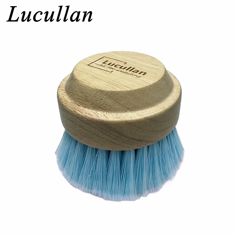 

Ультра универсальная щетка Lucullan с ручкой из цельного дерева — мягкая нейлоновая щетина, идеально подходит для интерьера, колес, кожи, чистки пластика