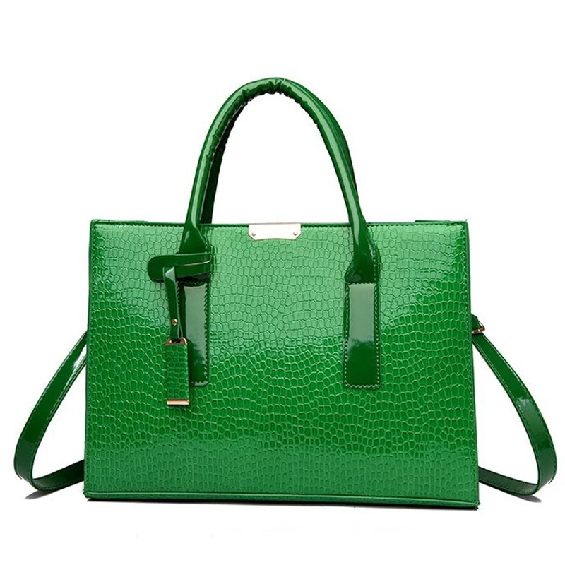 

Luxury Handbags Women Bags Designer Fashion Tote Bag Ladies PU Leather Shopping Handbag Female Crocodile Pattern Shoulder Bags