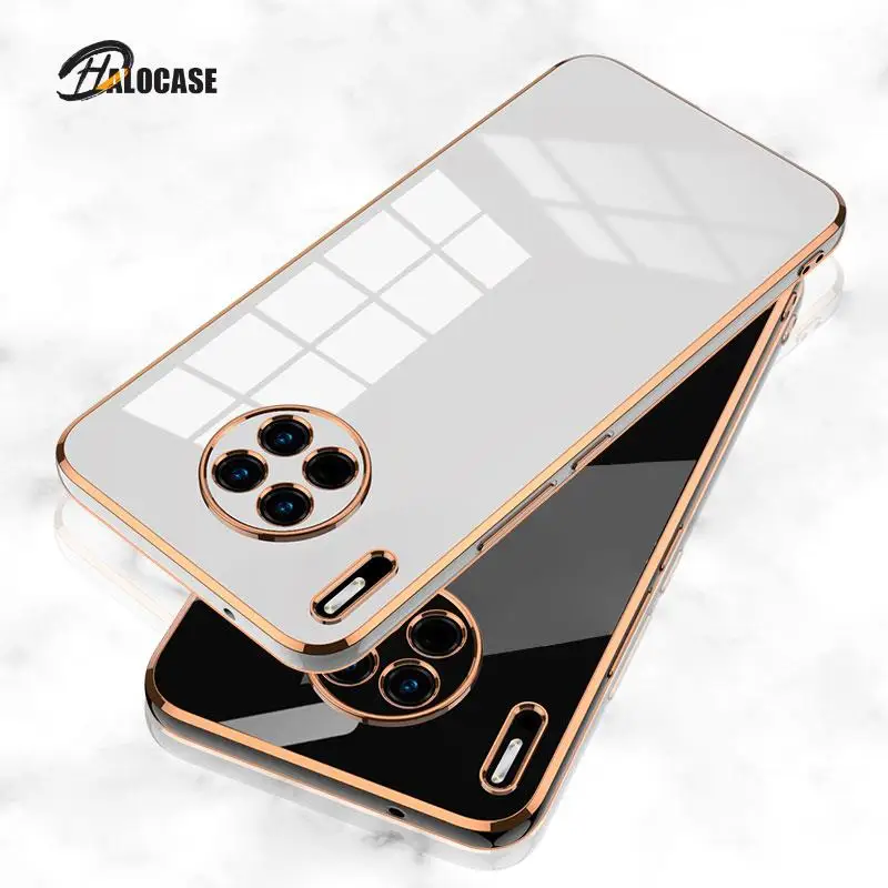 

Electroplated Case For Huawei Honor 50 Lite 9x 8x Pro Case Silicone Shockproof Honor 30 20 10 P30 Lite Pro 20s 30i 20i 10i Case