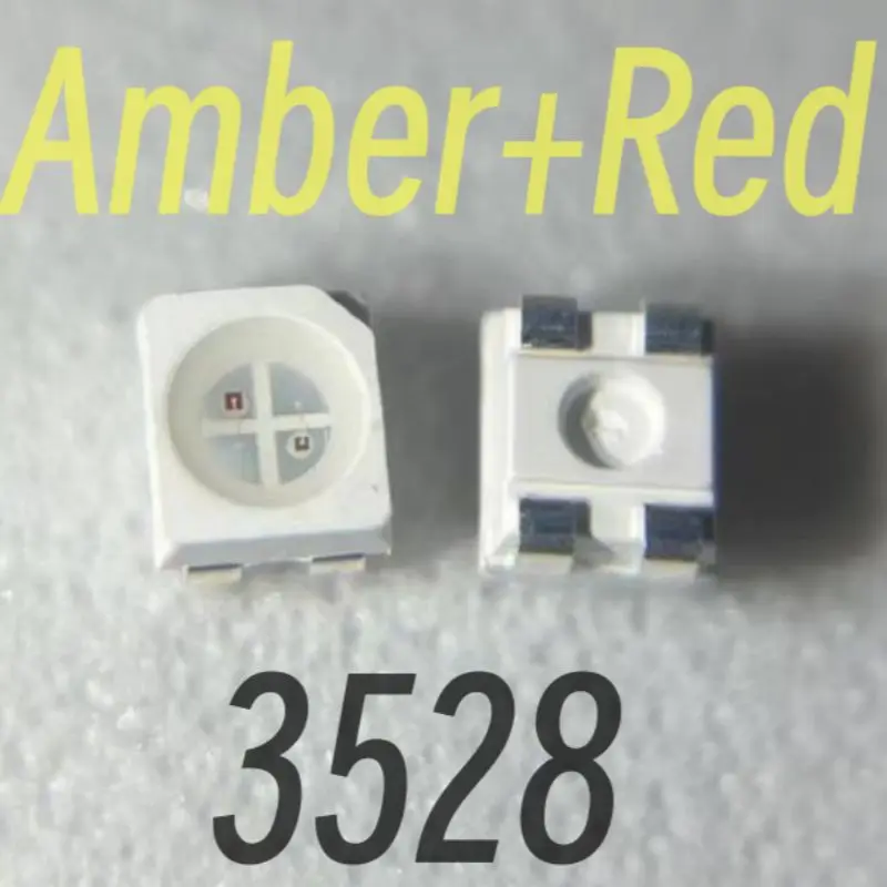 50 шт. LAY T67B-T2V1-1+U2V2-45 3528 БИКОЛОРНЫЙ светодиод КРАСНЫЙ + ЖЕЛТЫЙ PLCC-4 Обратная