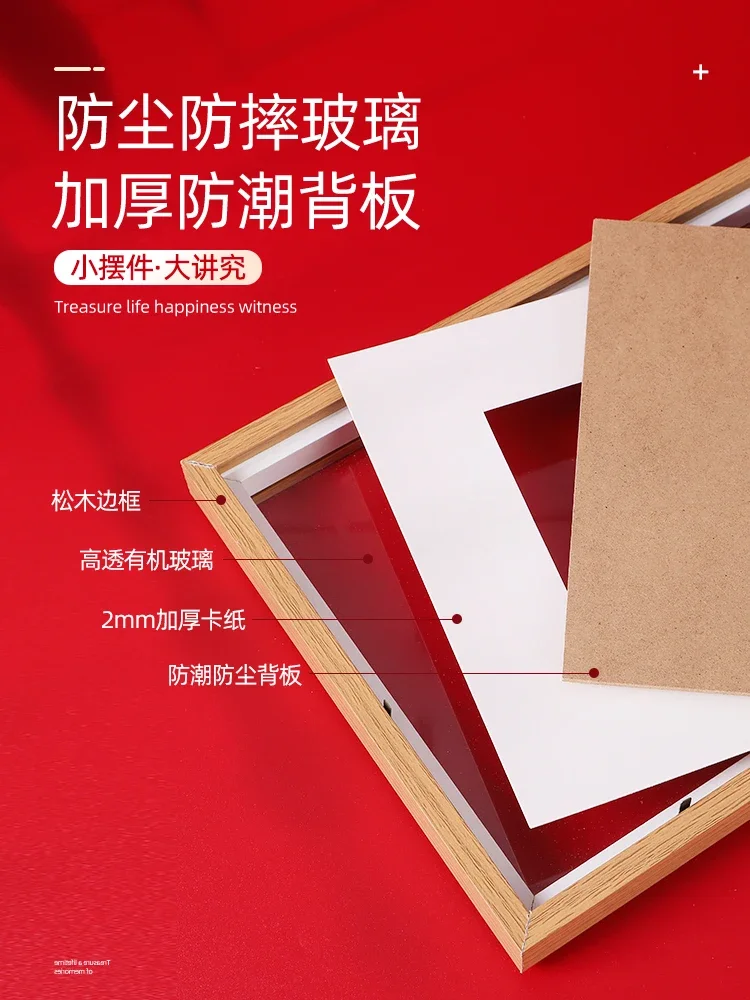 Подставка для хранения заказных фотографий с сертификатом брака подставка