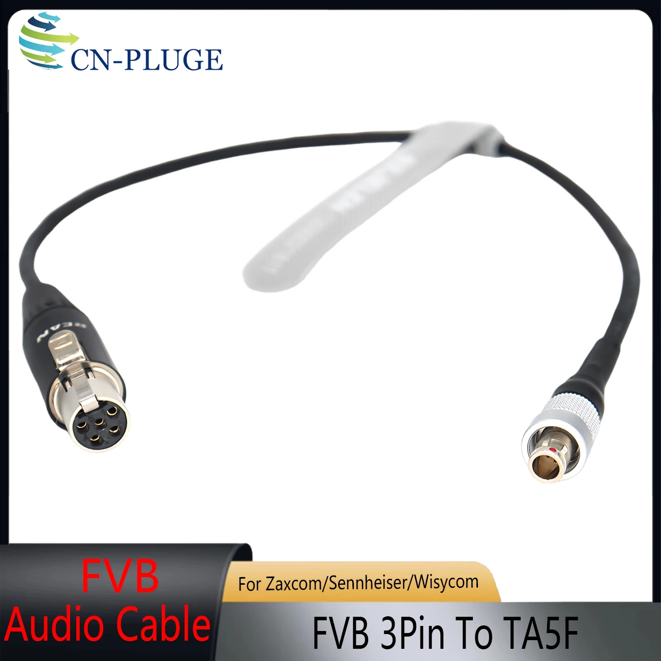 Аудиокабель FVB 3Pin на TA5F Mini XLR 5Pin (гнездо) для Sennheiser SK2000, Wisycom MTP40, MTP41, Lectrosonics SRc5P, Sound Devices 633 (art.: 3920db0b261df) - 3920db0b261df