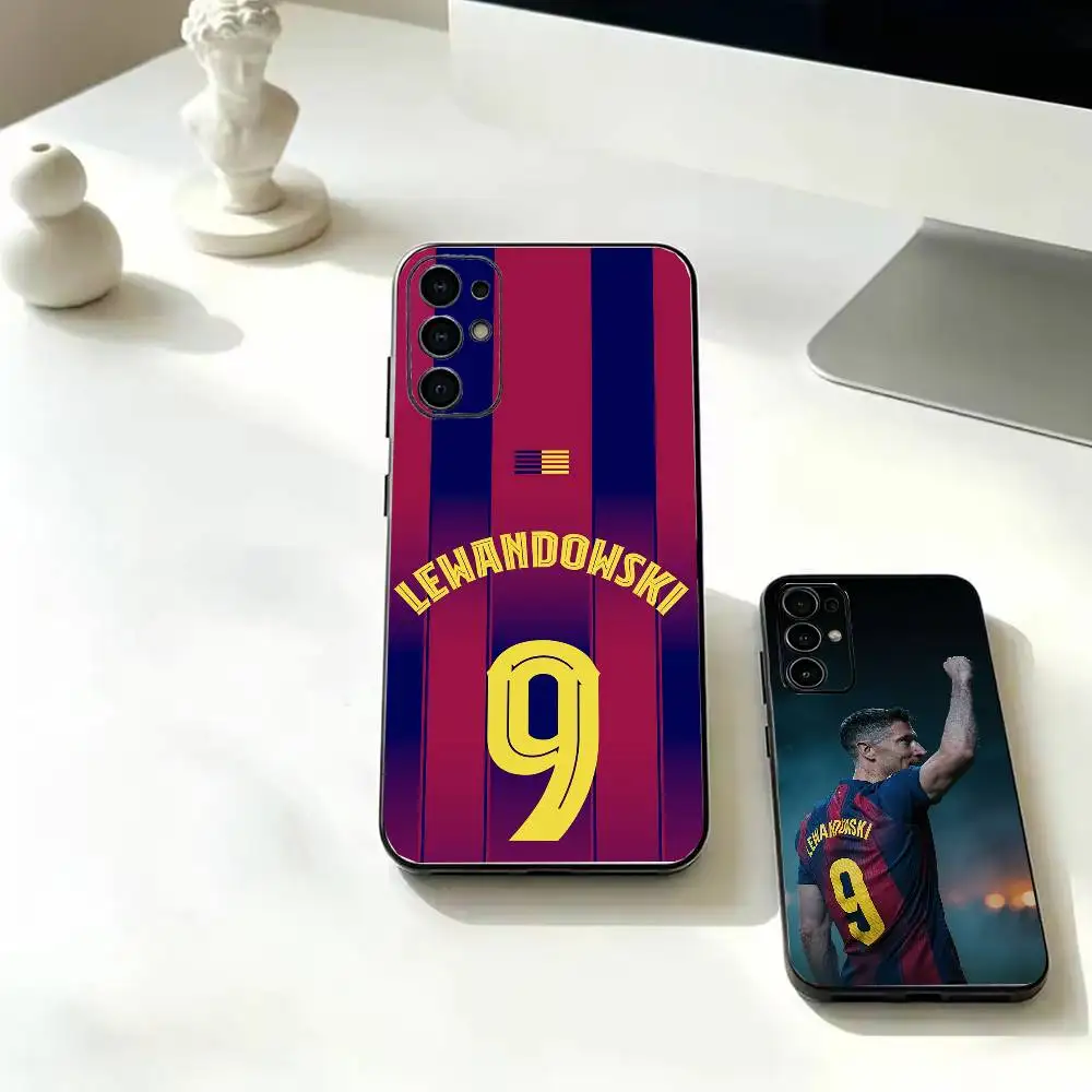 Фото Чехол SuperStar L-Lewandowski для Samsung Galaxy S25 S24 S23 S22 S21 S20 S26 FE Ultra Plus, мягкий, черный №1