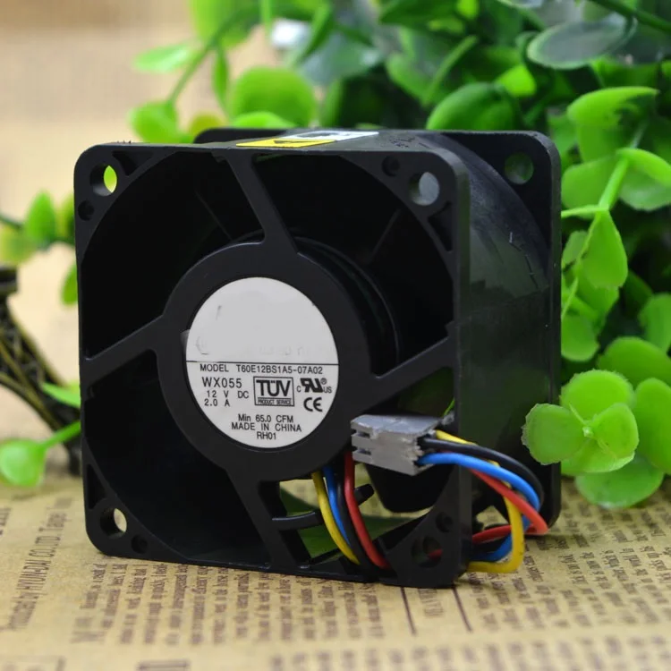 

Абсолютно новый оригинальный 6 см 6038 дюймов 12 В 2 а большой объем воздуха, серверный вентилятор, 4 линии памяти