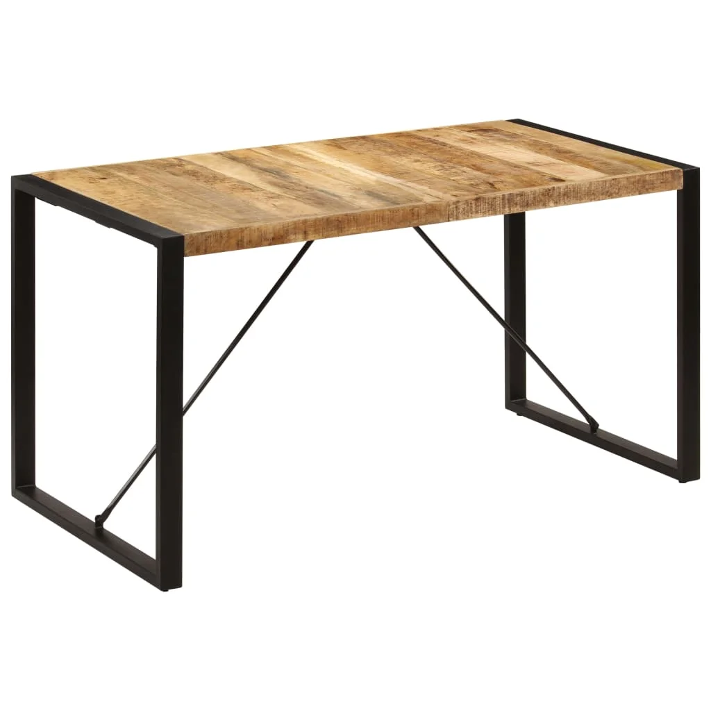 

Dining Table 55.1"x27.6"x29.5" Solid Mango Wood Kitchen Table