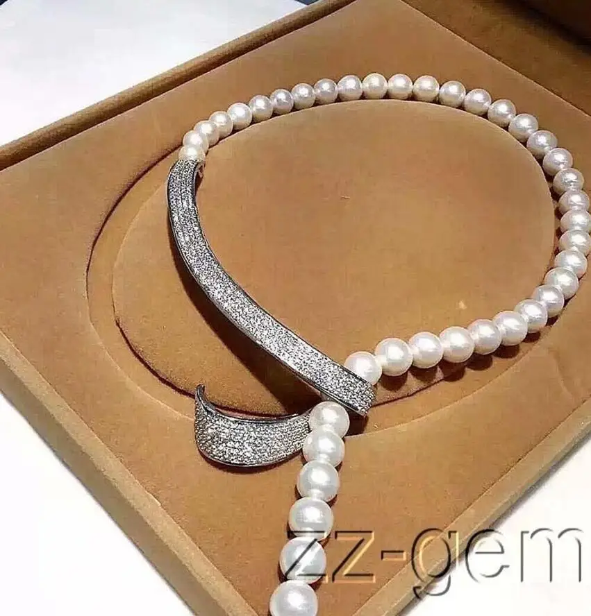 

Hot sale new Style 10mm sea shell pearls necklace