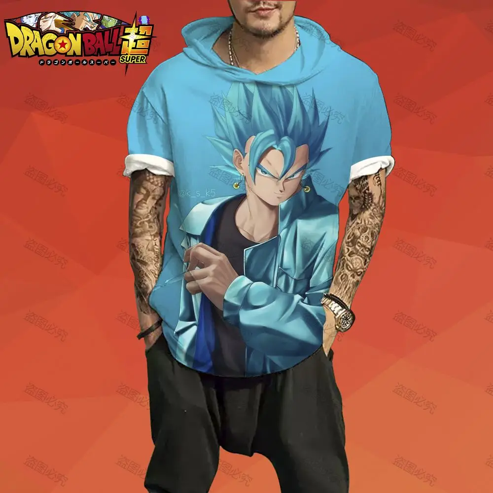 

Oversized 3XL Essentials Skin-friendly Fabric Men's T-shirt Couple Outfit Funny Shirts HD Prin Streetwear Fashion Dra-gon-Ball-Z