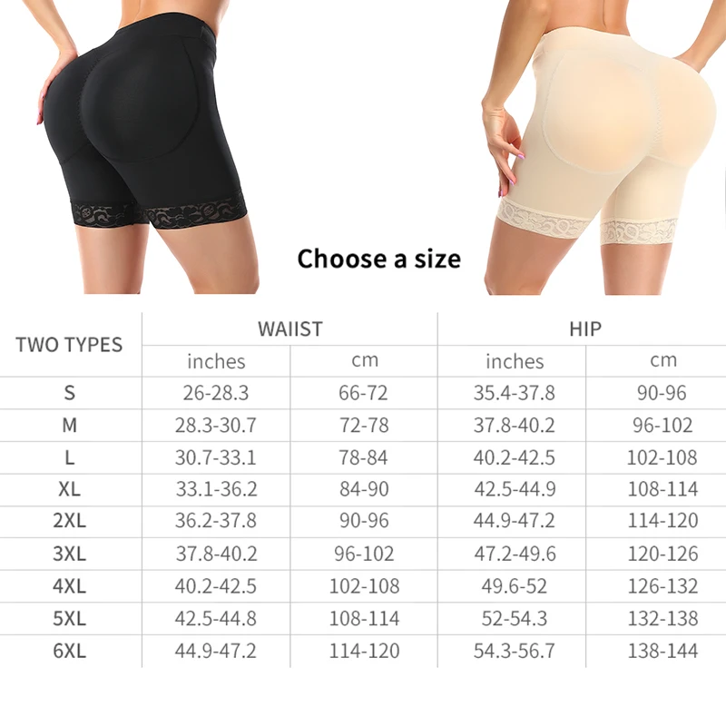 Women Upgraded Padded Panties Fake Ass Butt Lifter Magic Pants Sexy Booty Underwear Large Sponge Pads Hip Enhancer Body Shaper