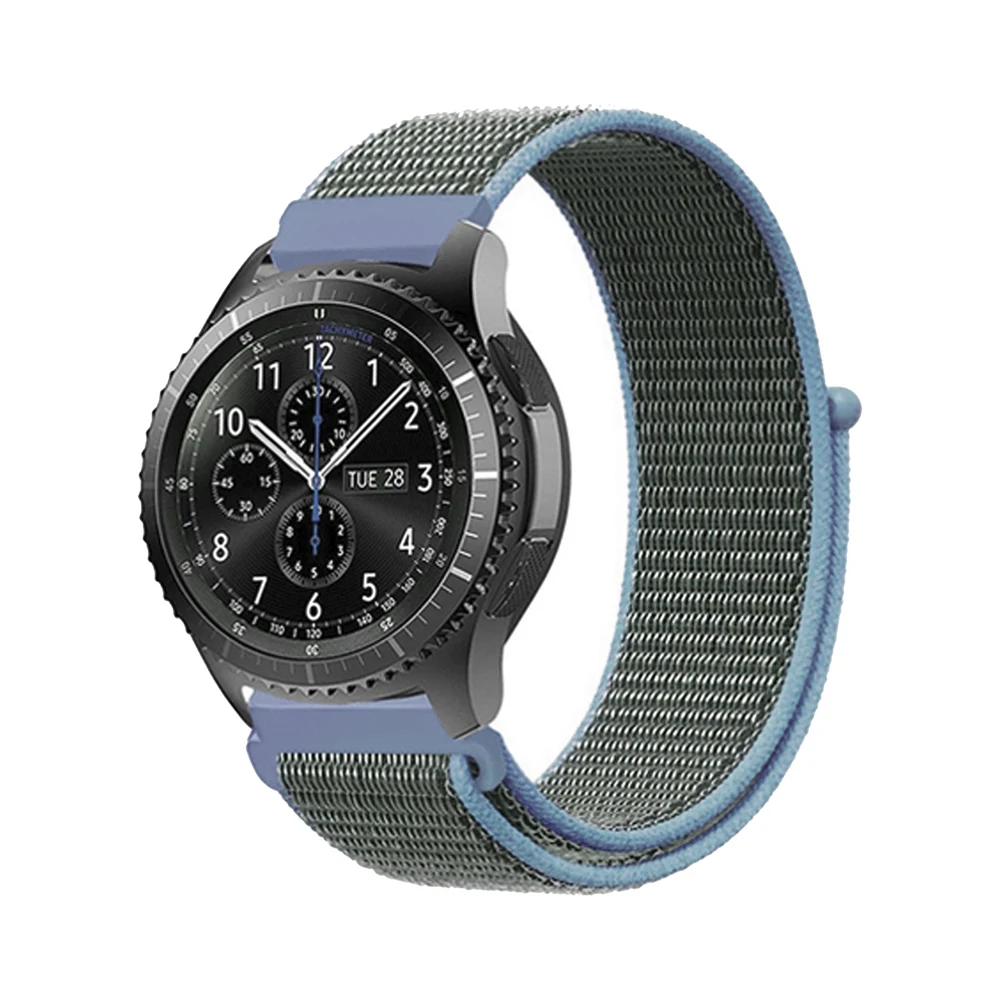 

Nylon Band For Samsung Galaxy Watch 4 3 Active 2/Gear S3/S2 Nylon loop correa Bracelet Huawei watch GT 2e pro strap 22mm 20mm