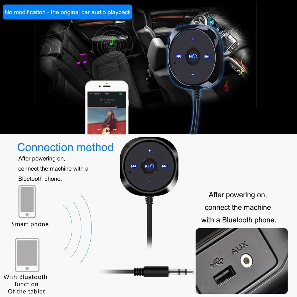 USB2.0 Bluetooth беспроводной автомобильный адаптер Комплект Hands-free говорящий аудио