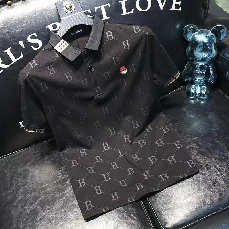 

2023 Men's Summer Golf Wear Malbon Golf T-shirt Men's Golf Clothing Short Sleeved Tee Men Polo Horse T-shirt Golf Wear Men Shirt