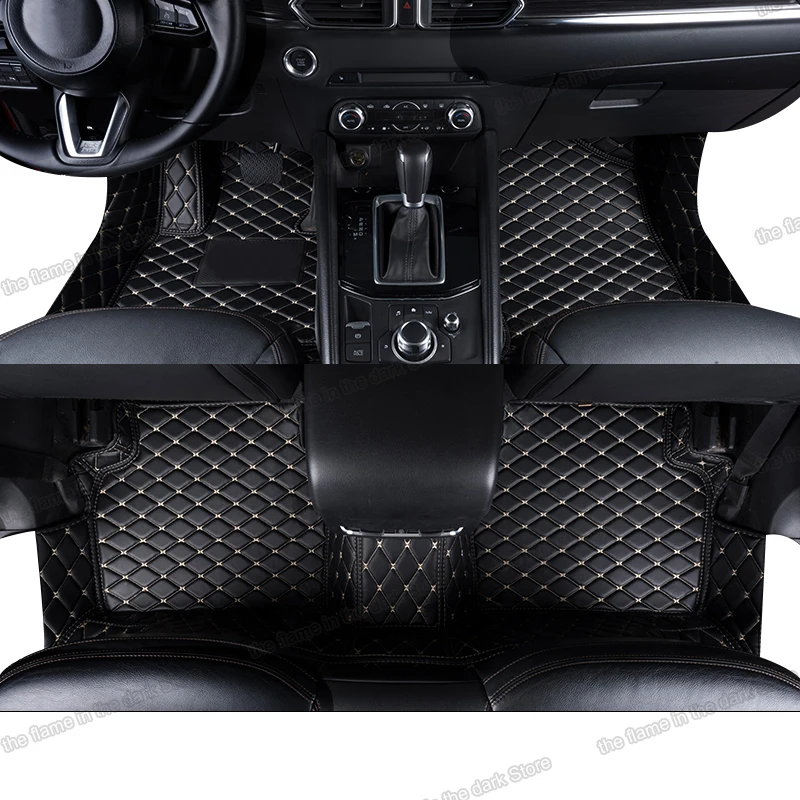 

Кожаные автомобильные коврики в салон для mazda cx-5 2017 2018 2019 2020 2021 2022 аксессуары авто ковер KF внутренний стиль сиденья деталь крышка