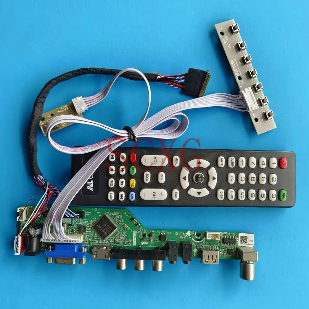 

Комплект платы управления для N116BGE-L32, с ЖК-панелью 11,6 дюйма, VGA, AV, USB, HDMI, совместим с 1366, 768, LVDS, 40-контактный аналоговый ТВ-сигнал