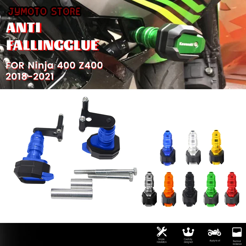 

for Kawasaki Ninja 400 Z400 2018-2021 Ninja 400 Engine Slider Protector Ninja 400 Drop Bar Motorcycle Parts