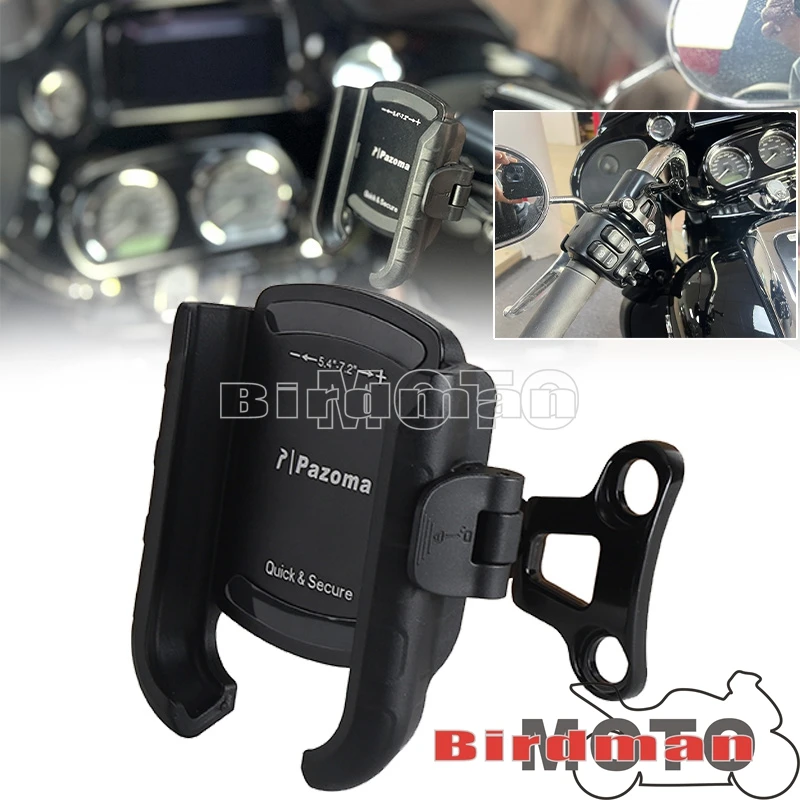 Держатель для телефона Harley Road Glide 2015-2023 с быстрой блокировкой 1s замок и