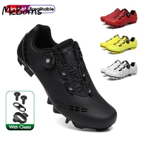 mtb cycling shoes men sports cleat road bike boots flat speed sneaker women mountain bike footwear spd racing bicycle shoes