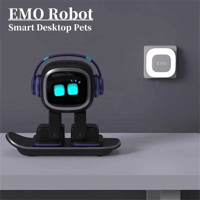 Оригинальный настольный робот эмо с ии питомец красивый старший