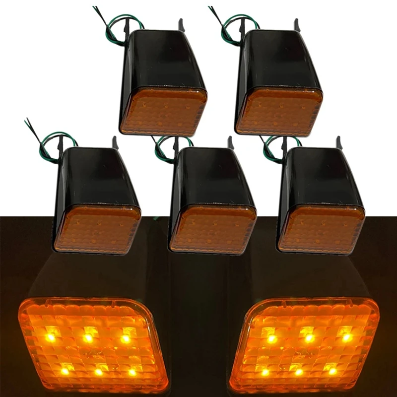 

5 шт., светодиодный солнцезащитный козырек для грузовика, освесветильник для крыши, солнцезащитсветильник для грузовиков Volvo FH FM NH FH12 FH16 FM9 ...