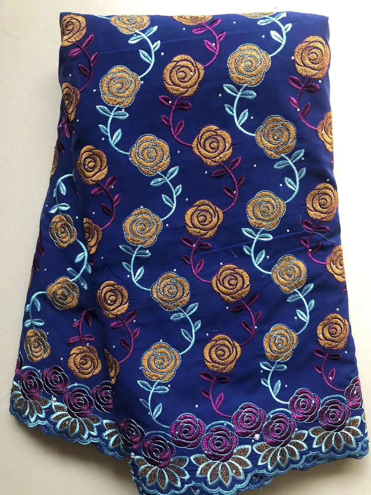 

May Lace African Cotton Lace Fabrics 2023 High Quality Swiss Voile Lace Fabric Stones Nigerian Dry Lace Fabrics For Dress Sewing