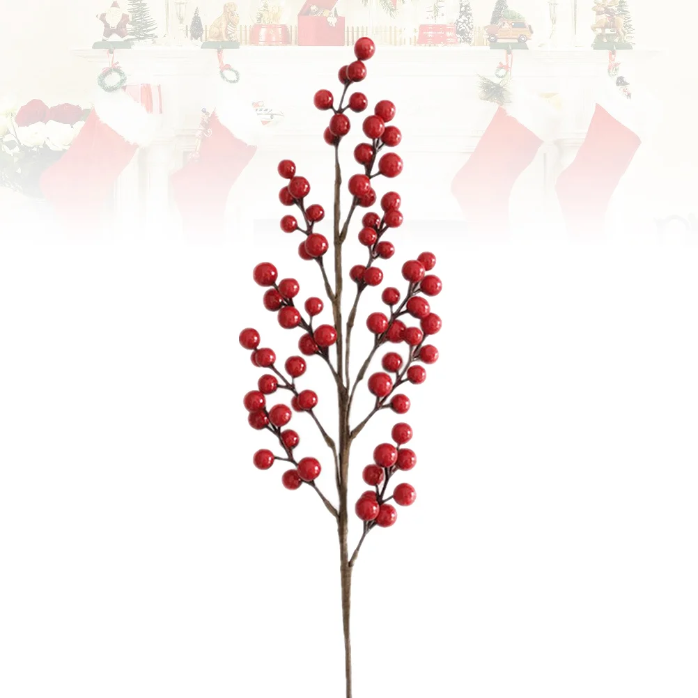 

1Pc Simulation Berry Ornament Lifelike Delicate Vivid Imitation Flower Bouquet