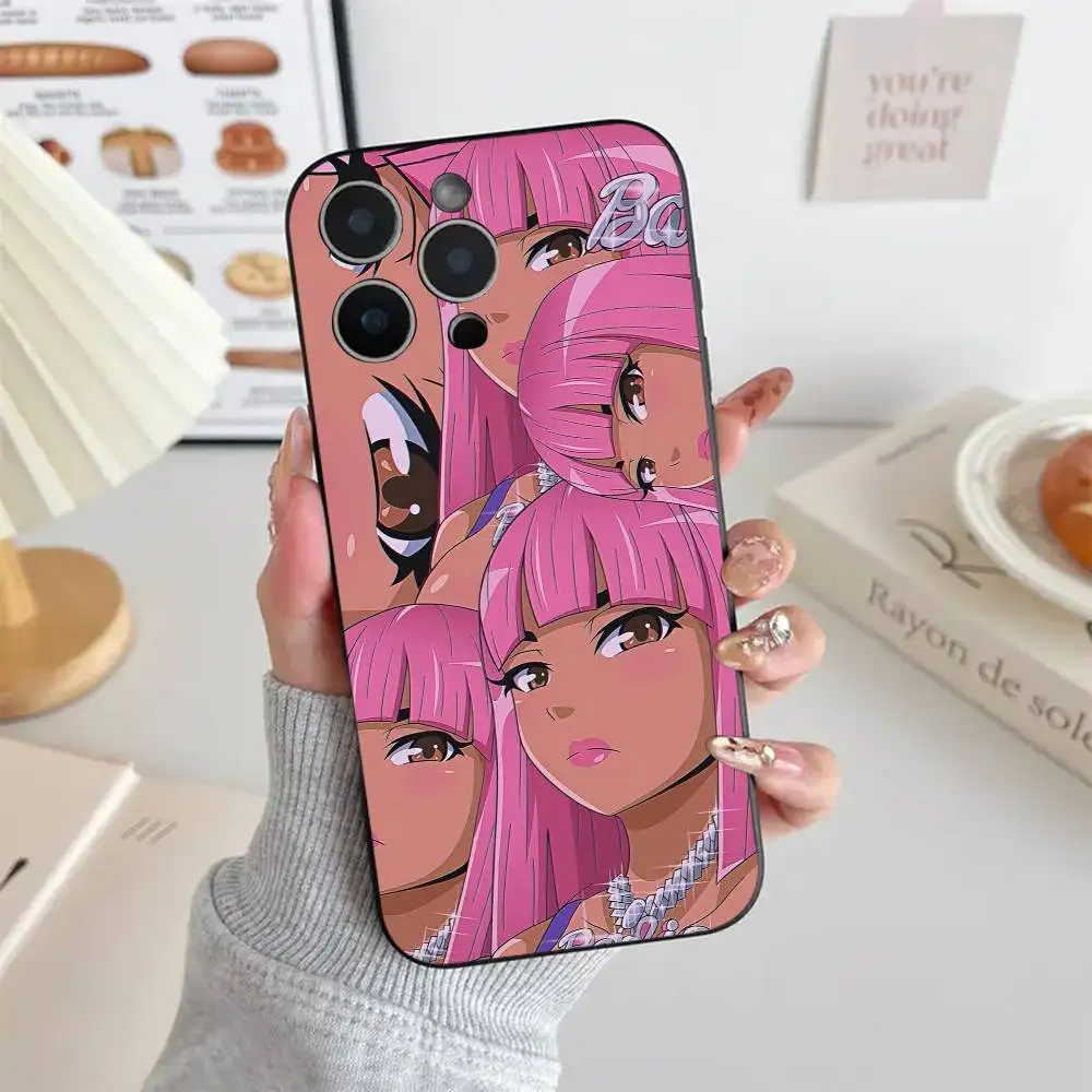 Горячая новинка: Чехол для телефона N-Nicki M-Minaj, черный, силиконовый, мягкий, для iPhone 17, 16, 15, 14, 13, 12, 11, Air, Pro, Max, Plus. Хит продаж! (art.: 3920d9cf3c021) - 3920d9cf3c021