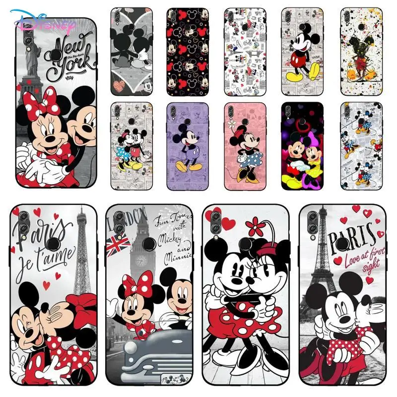 

Disney Mickey Minnie Phone Case for Huawei Honor 10 i 8X C 5A 20 9 10 30 lite pro Voew 10 20 V30
