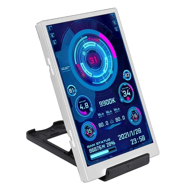 

Computer Monitor For Mini for CASE CPU GPU 3.5 Inch IPS TYPE-C Secondary Screen