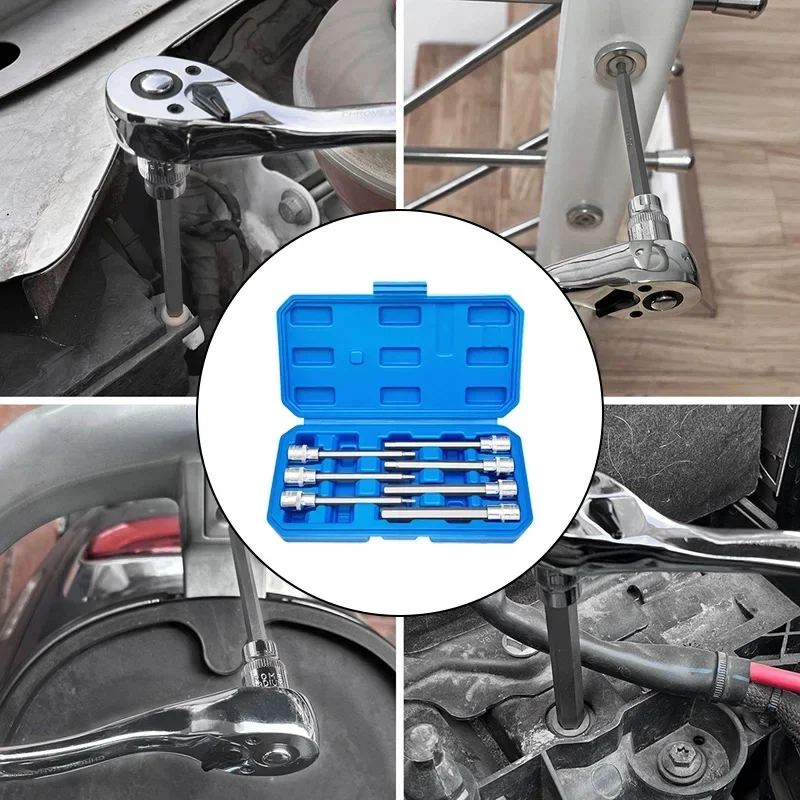 Набор шестигранных торцевых ключей Landgoo сверхдлинный 6-ногий для ремонта рваных