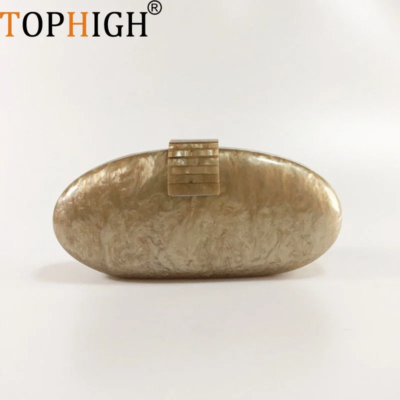 

2023 Newly Women Acrylic Marble Pearl Nude Evening Bags Vintage Banquet Purses Clutch Chain Handbag Lady Party Wallet Mochila