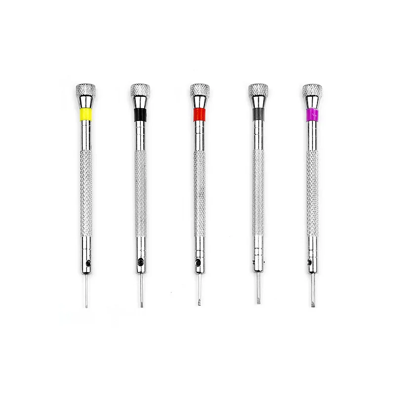 

0.8-1.6mm Steel Screwdriver for Watch Repairing Portable Watch Tools Band Removal with Mini Link Pins Watchmaker Tools