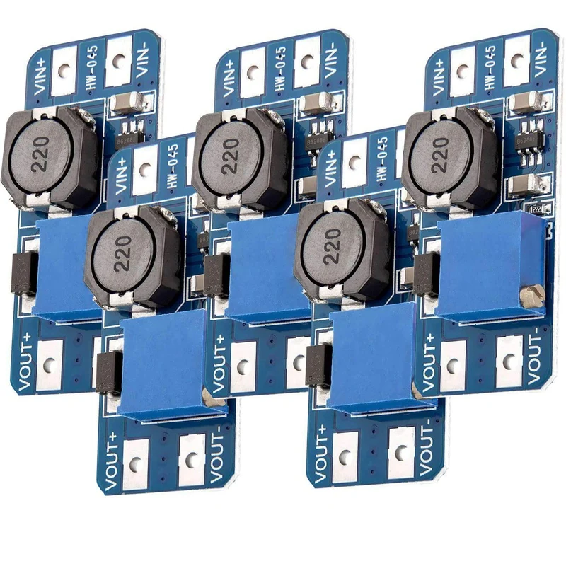 

5 X Повышающий Модуль постоянного тока MT3608, совместимый с Arduino