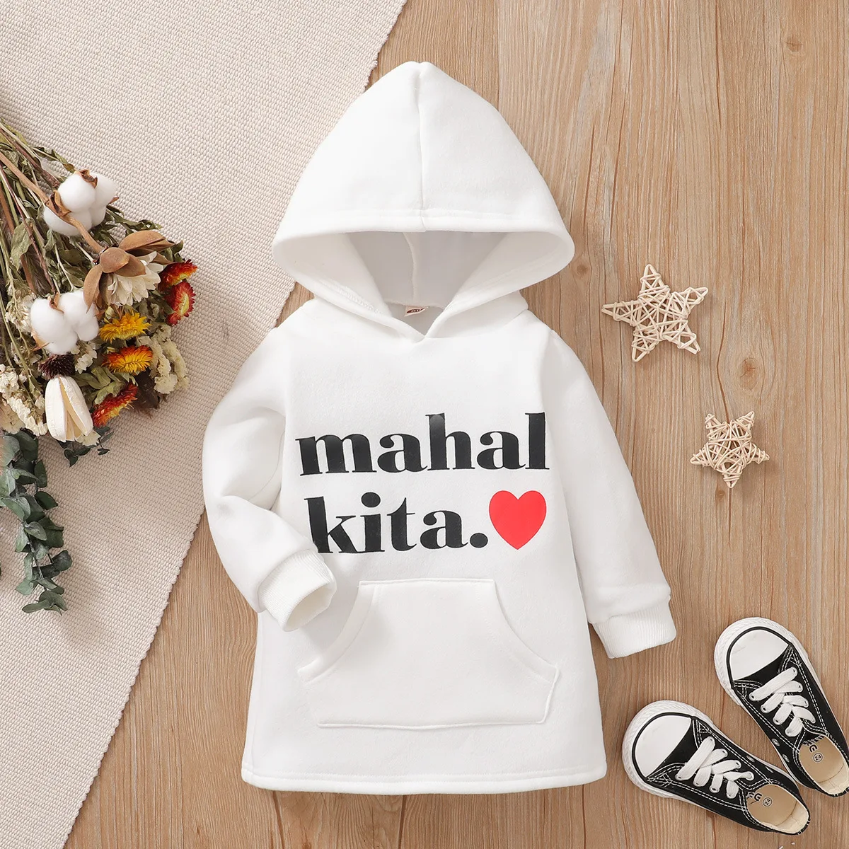 

Одежда для маленьких мальчиков и девочек, толстовка с длинным рукавом и буквенным принтом, топы, пальто с капюшоном для маленьких девочек на...