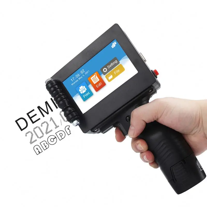 

Demin D10 hand-held inkjet printer print date coder batch batch number inkjet carton outer packaging box inkjet gun