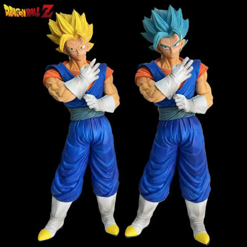 33cm NEW GK Anime Dragon Ball Z Goku Figure Super Saiyan Blue Model Vegeta IV Fit God Gogeta Toy Dragon Majin Buu Kids