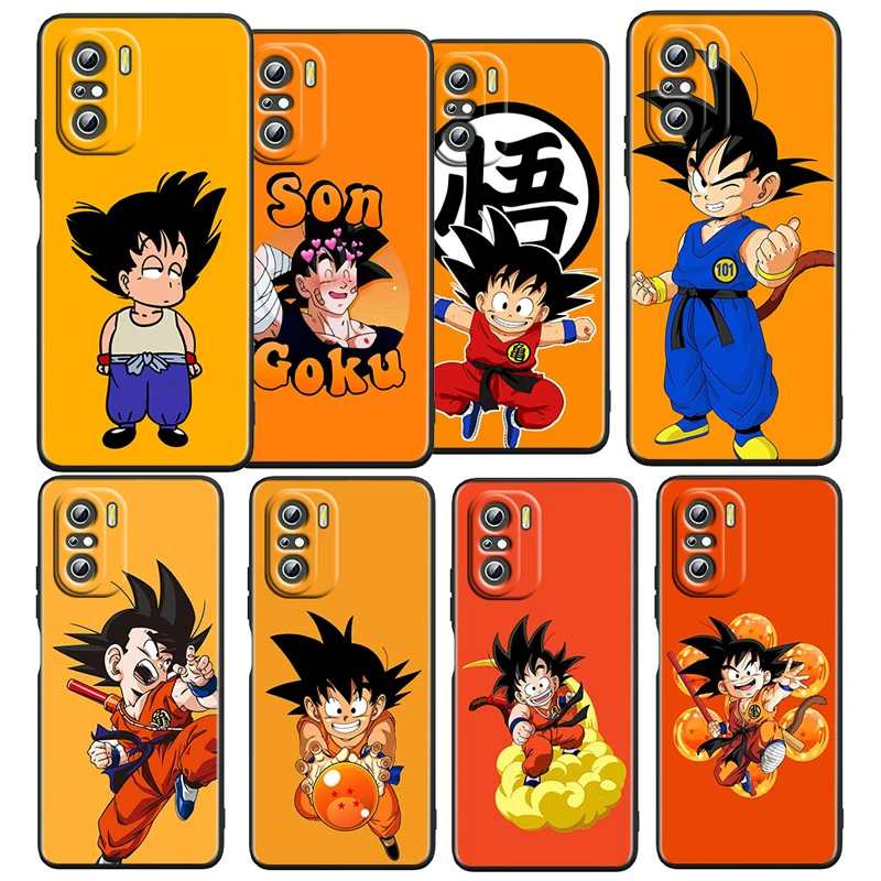 

Anime Dragon Ball Goku For Xiaomi Redmi 10 10X K40 K30 K20 9 9I 9A 9C 8 5G Silicone Soft Black Phone Case Funda Coque Capa Cover
